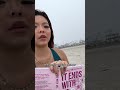 I was trying to read a book on the beach but someone was staring at me (demonstration)