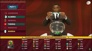 CAN 2021 : Voici le tirage complet de la phase des poules, avec de gros duels en perspective