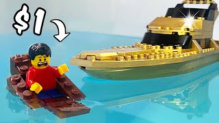 I Tested $1 vs $10,000 Lego Boats!