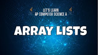 Let's Learn Java - ArrayLists (an introduction)