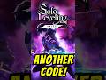 NEWEST CODE! Solo Leveling Arise! #sololeveling #code #tierlist #reroll #sololevelingarise