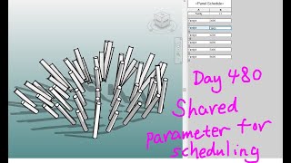 Everyday Revit (Day 480) - Use Shared Parameter for Scheduling Families