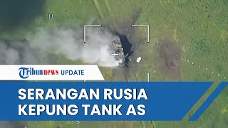 Tank AS DIKEPUNG dan DIHANCURKAN Serangan Rusia saat Digunakan Pasukan Ukraina di Tengah Hutan