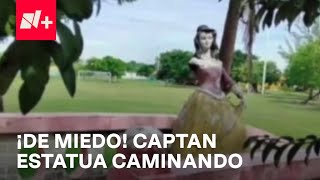Estatua de Blanca Nieves caminando en Reino Mágico, Veracruz - Las Noticias
