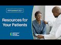 Resources For Your Patients  |  PFF Summit 2021