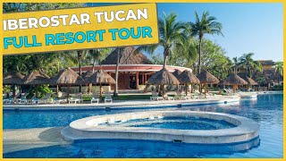 IBEROSTAR TUCAN - Playa del Carmen, Mexico ⇛ Full Resort Guided Tour -  4K