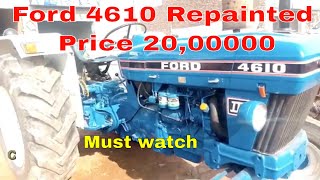 Ford 4610 Repainted || Ford 4610 Made by England || Ford Tractor Modified || CT Laser Land ||