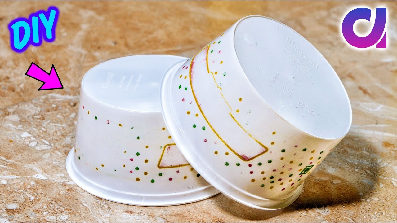 Craft Ideas For Plastic Containers