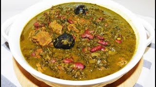 Ghormeh Sabzi- قورمه‌ سبزی‎ //Estofado De Hierbas Persa //Recetas De Comida Persa//AUDIO EN ESPAÑOL.