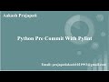 Beginner Python Pre Commit With Pylint Guide