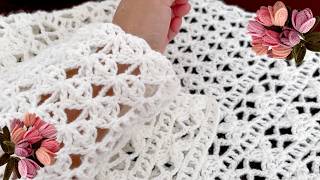 How to make a very easy and uncomplicated blouse sweater cardigan cute crochet tutorial for begin...