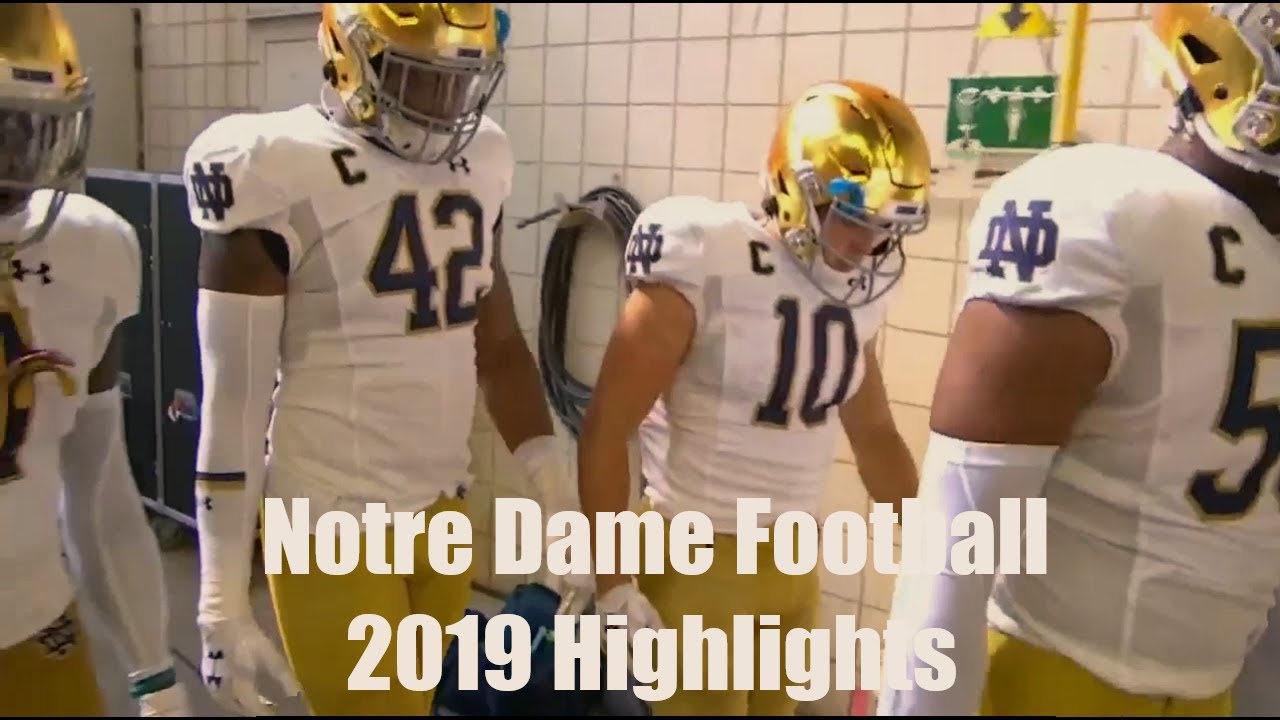 Notre Dame Football 2019 Highlights - YouTube