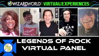 ROCK ‘N ROLL LEGENDS Panel – Wizard World Virtual Experiences 2020