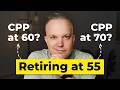 What Happens To Your CPP If You Retire At 55?