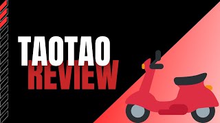 TaoTao 50cc SCOOTER Review