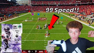 99 Speed Michael Vick Is Easily The BEST QB In Madden 25! (Game of The Year)| No Money Spent Ep #25