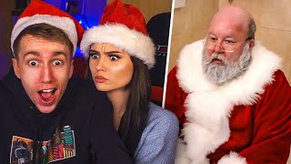 REACTING TO THE WEIRDEST CHRISTMAS ADVERTS With Talia