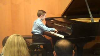 Beethoven Sonatina in F Major played by 7-year-old