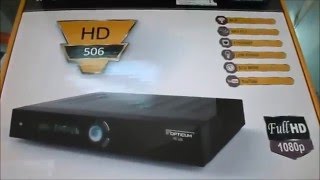 Opticum 506 HD Satellite Receiver Review 720p HD