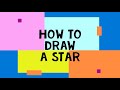 How to easily draw a star | VortexxAlexx