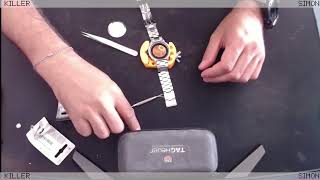 Tag Heuer Formula 1 watch battery replacement.