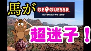 【Geo Guessr】９時間目のチリチリ地理のお時間　ついに馬が迷子のお馬さんに変身？