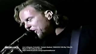 Metallica: Live in Bogota, Colombia - Parque Simón Bolívar 1999/05/02 VHS-rip HD.