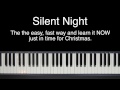 Silent Night -  Piano Tutorial -  Easy