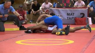 2014 CAN CUP U18 FS 54kg Oscar Bulaqui (Burnaby) vs (Nieves)