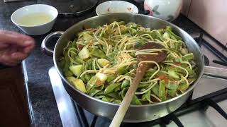 Nonni Cardaciotto - Pasta with Fresh Beans and Potatoes