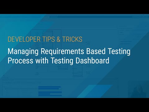 Managing Requirements Based Testing Process With Testing Dashboard ...