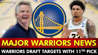 🚨JUST IN: Warriors Land 11th Pick In 2026 NBA Draft + TOP 5 Warriors Draft Targets