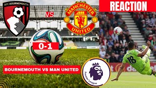 Bournemouth vs Manchester United 0-1 Live Premier league Football EPL Match Commentary Highlights