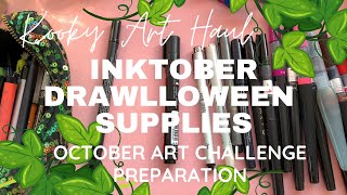 Kooky Art Haul - Inktober/Drawlloween Supplies