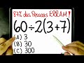 🔥 Você AINDA ERRA essa EXPRESSÃO NUMÉRICA BUGANTE de Matemática? 😱 Venha DESBUGAR COM PROCOPIO!