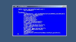 Lesson3 Font List | Java Graphics Tutorial
