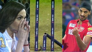 Arshdeep Broke Stumps 2 Times in 2 Balls in Last Over vs Mumbai Indians | PBKS vs MI IPL 2023