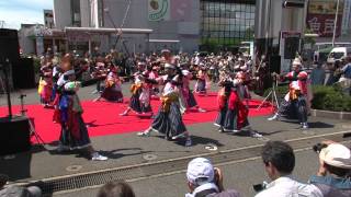 中野七頭舞・北上駅西口（２０１３北上みちのく芸能まつり）