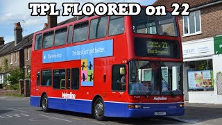 *KICKDOWN* Journey on Route 22 - Plaxton President/Dennis Trident - Low Floor RD TPL264 (LN51KYY)