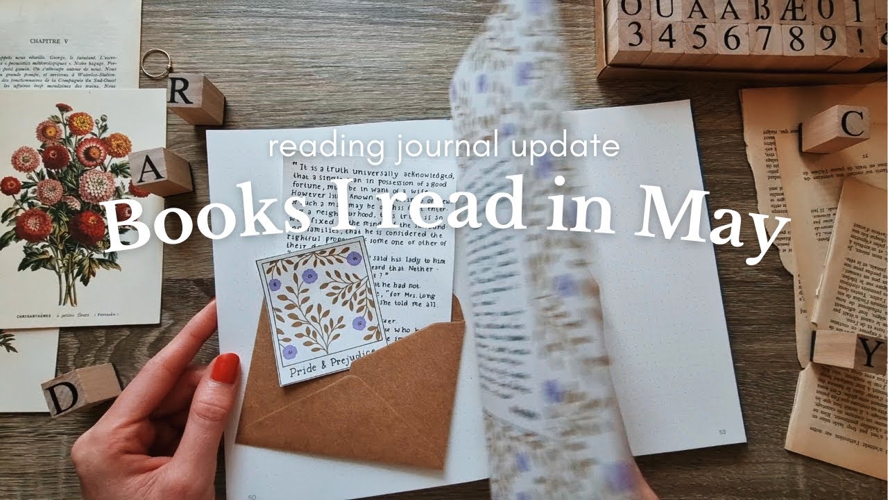 May Reading Wrap Up 2023 | Reading Journal Update | Easy Bullet Journal ...