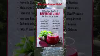 18 Benefits of Beetroot Juice | Skin Hair Health
