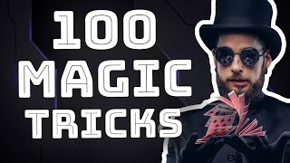 100 MAGIC TRICKS REVEALED! 🔥 Learn Magic Tricks Tutorial! ✅