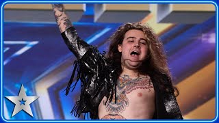 Sven Smith ROCKS OUT with air guitars to 'Queen' medley! | Auditions | BGT 2024