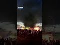 ferris wheel fire at music festival in germany