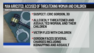 Man accused of threatening woman, children in North Greenbush