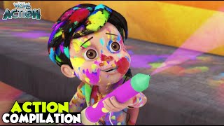 Magical Pichkari | New Compilation | Vir: The Robot Boy | Hindi Cartoons For Kids #spot