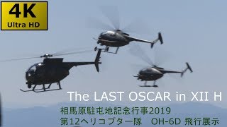 【The LAST OSCAR】相馬原 2019 OH-6D Demo-FLT\u0026TAXI-BACK【XII H】