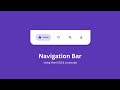 How To create Navigation Bar Using HTML CSS & JavaScript | Navigation Bar