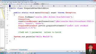 77 Advanced Java Tutorial | JDBC | Batch processing with PreparedStatement | adv java