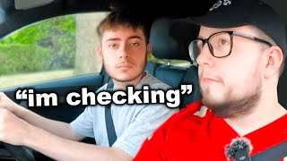 TERRIBLE Beginner Learner Driver OVERCHECKS his mirrors... (11 SERIOUS FAULTS)